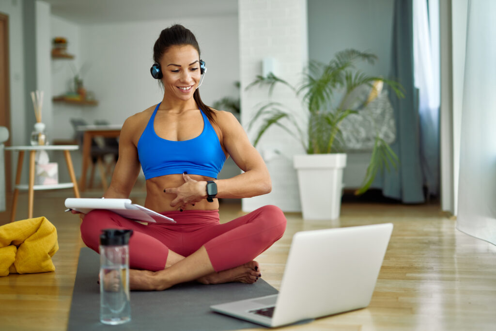 Online fitness trainer 